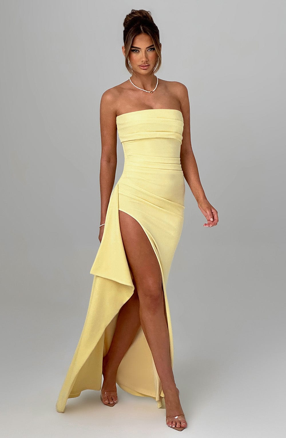 Zafira Maxi Dress Lemon