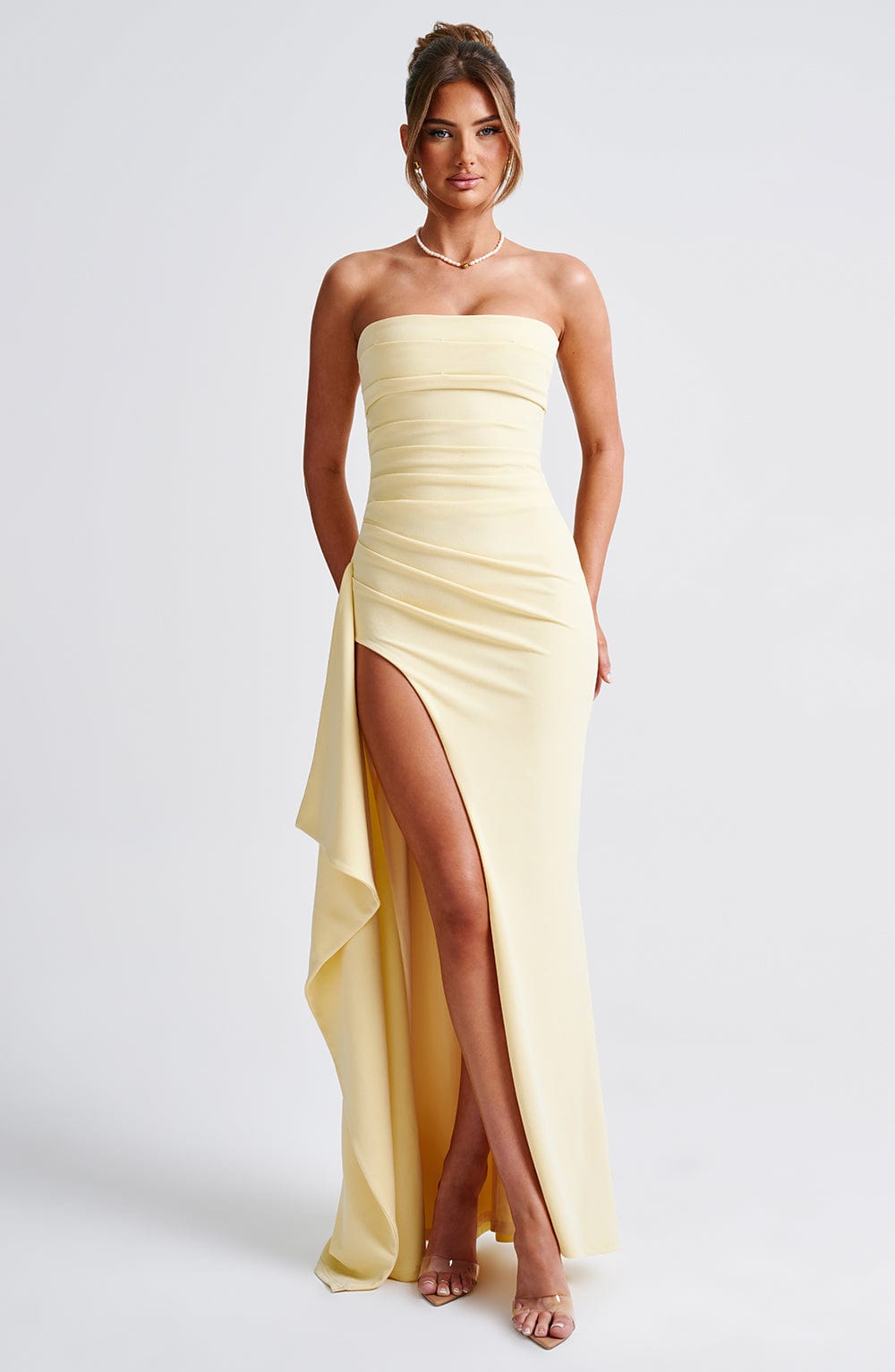 Zafira Maxi Dress Lemon